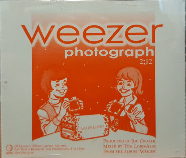Weezer : Photograph (CD, Single, Promo)